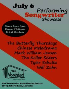 Woodshed July 6 poster